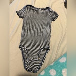 Boy navy blue onesie